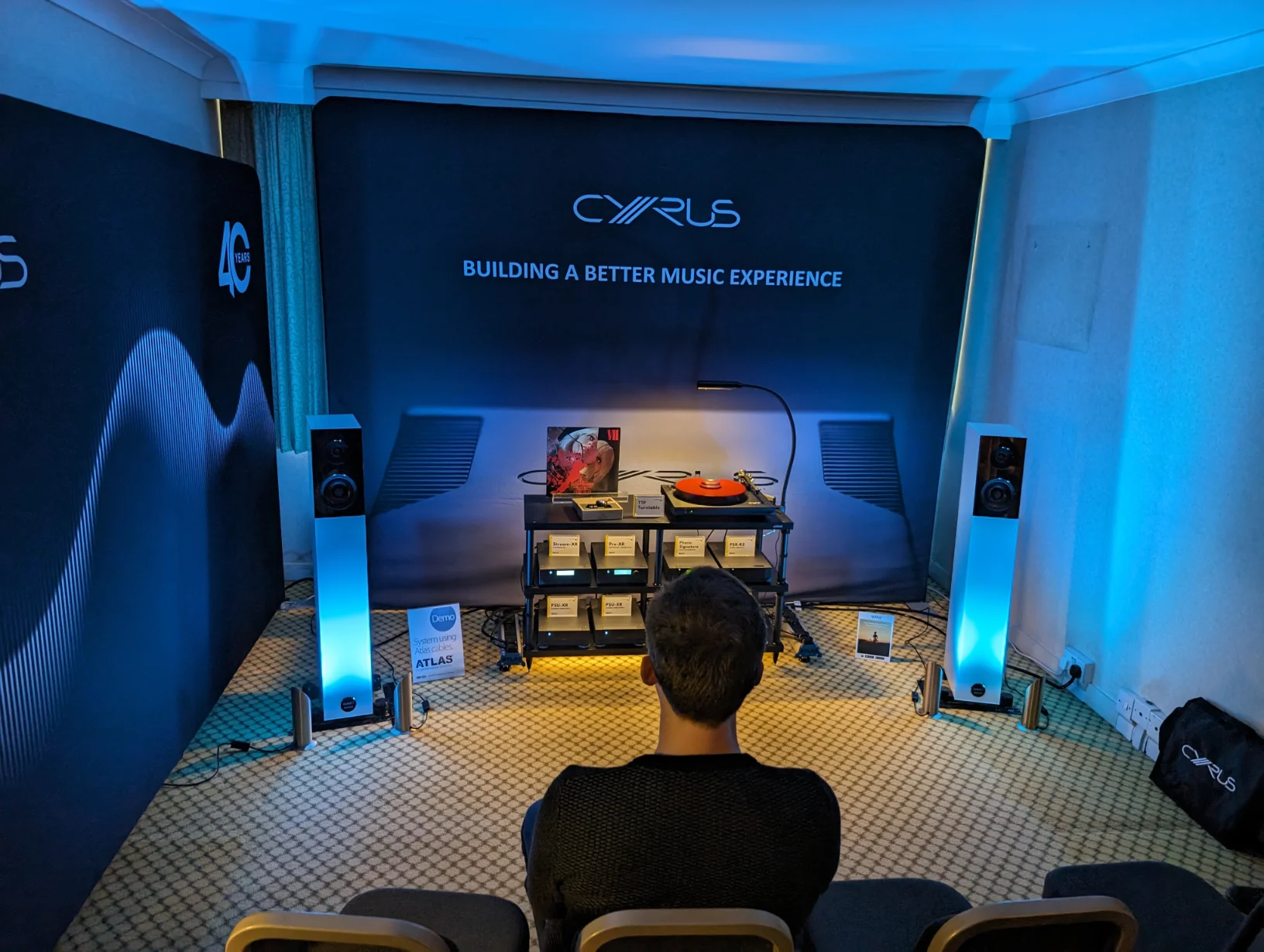Cyrus have just started to distribute Audio Physics, I think this may have been the first show they’ve been partnered together. Good to see some new kit at the show as I don’t remember either being present in 2023!