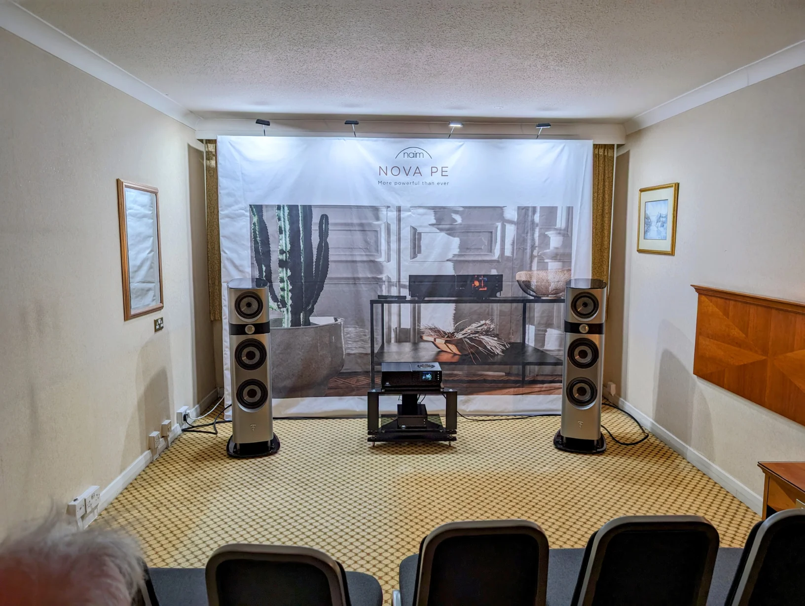The newly launched Naim Nova PE was doing a stellar job driving the Focal Sopra 2. Simples