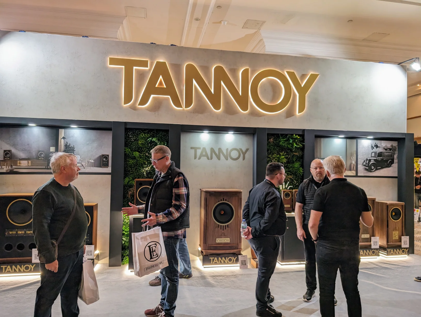 Tannoy were very well represented at the show and were seen in various locations with this stand being particularly impressive.