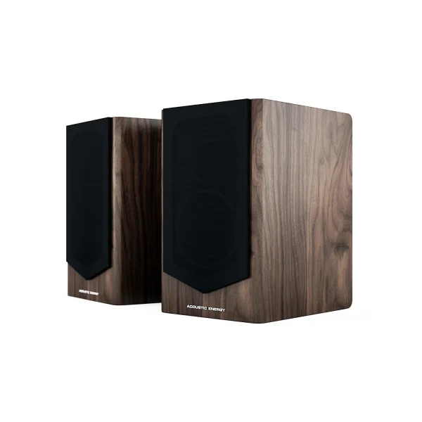Acoustic Energy AE500 in American Walnut with Grille