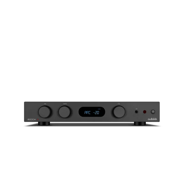 Audiolab A6000 MKII Integrated Amplifier front in black