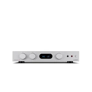 Audiolab A6000 MKII Integrated Amplifier front in silver