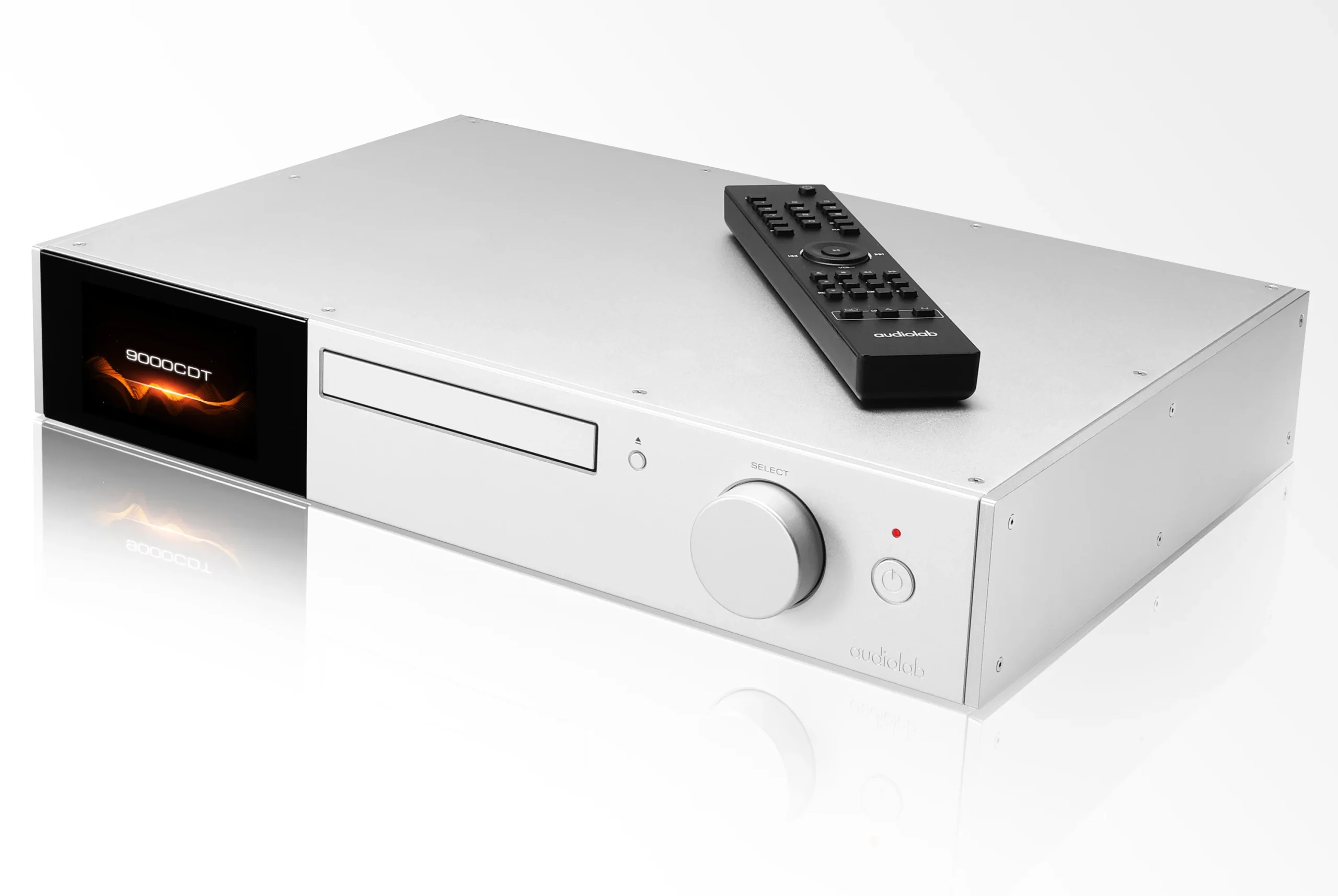Audiolab 9000CDT Artistic image with remote control
