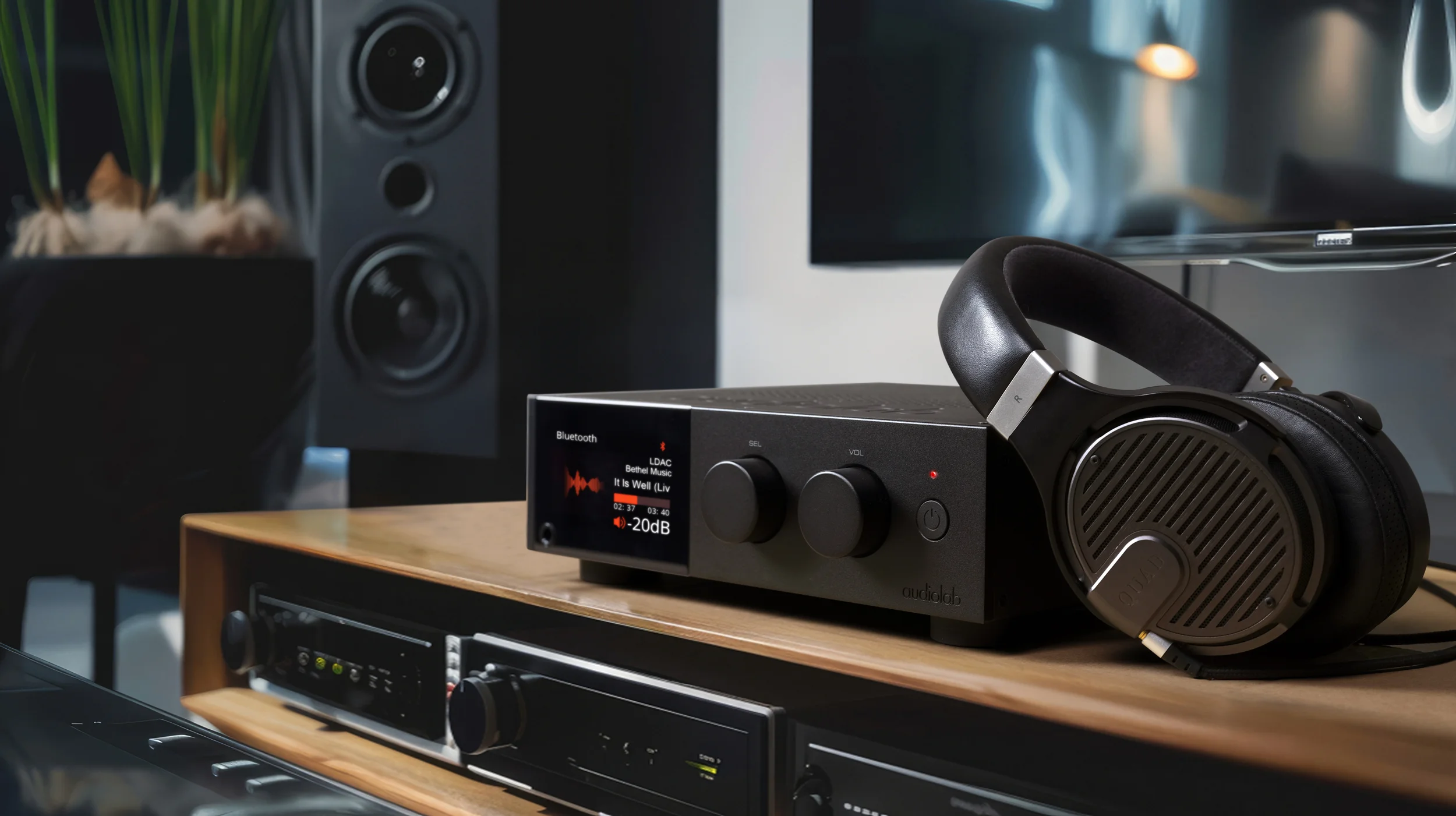 Audiolab D9 DAC with Headphones