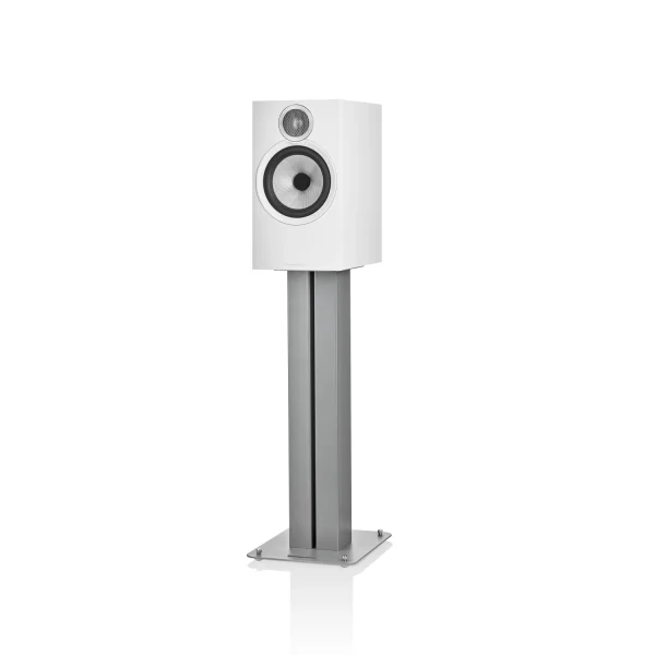 Bowers and Wilkins 606 S3 in White on Stand