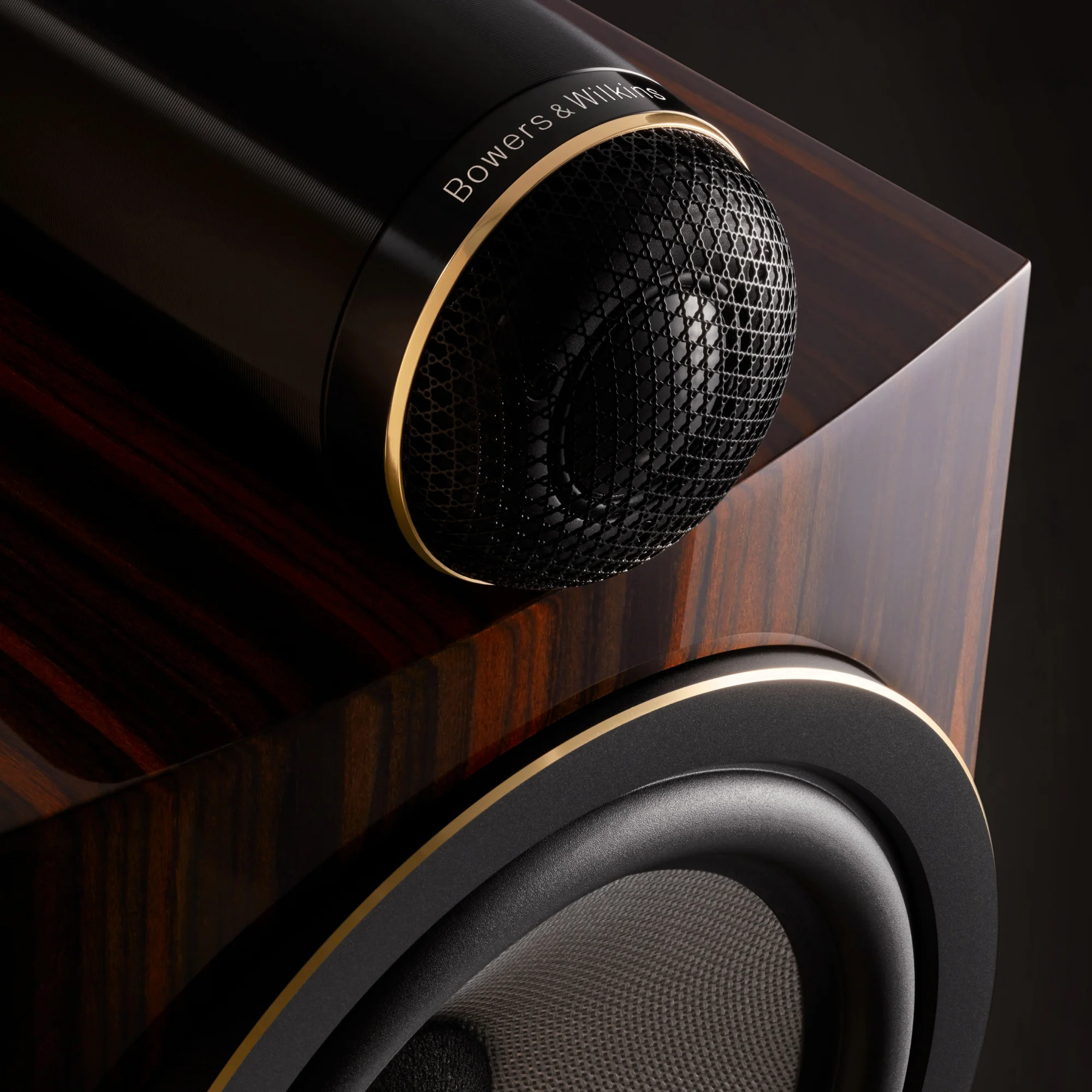 Bowers & Wilkins 703 S3 Signature Datuk Gloss Tweeter Close-Up
