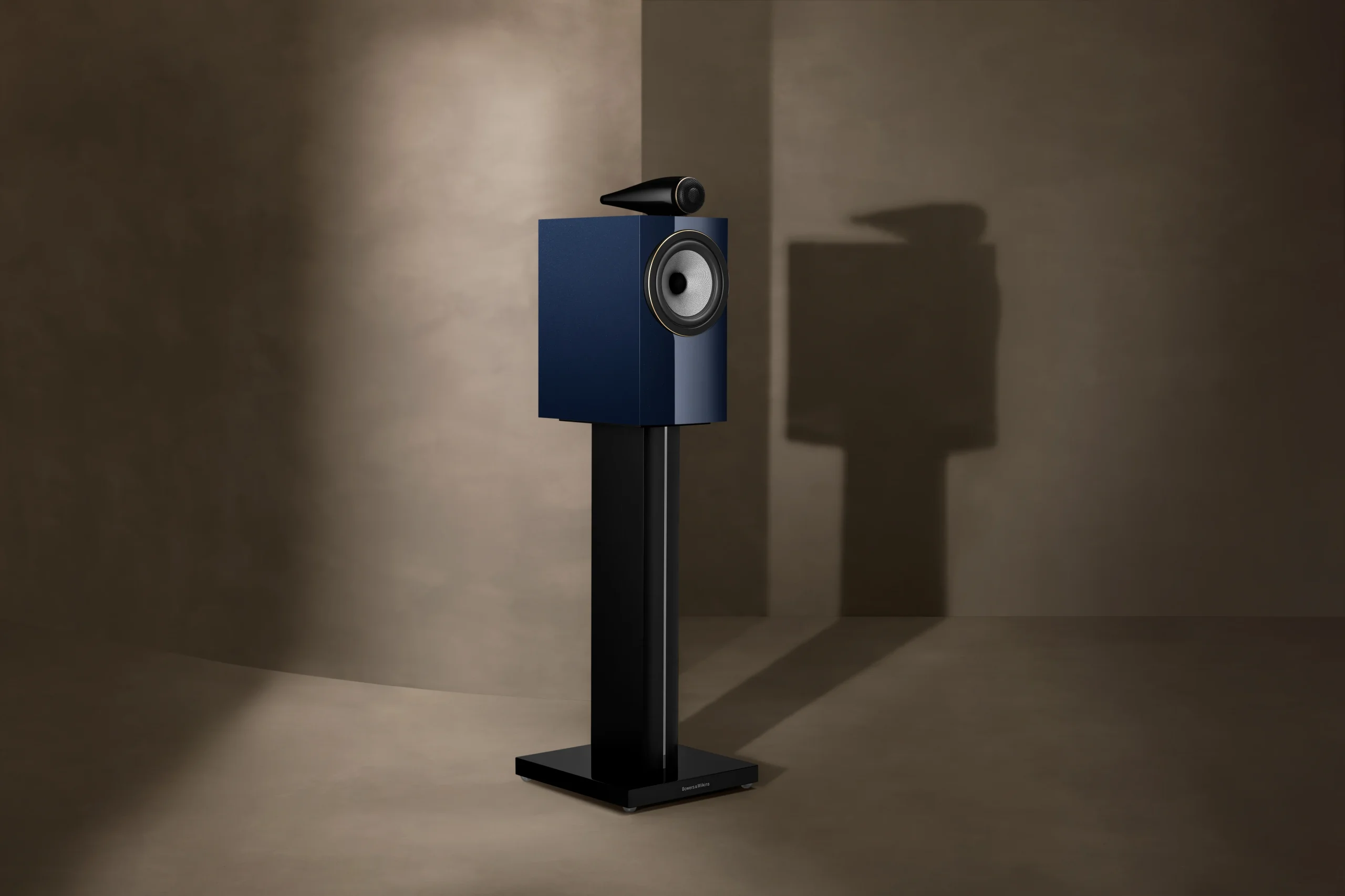 Bowers & Wilkins 703 S3 Signature Midnight Blue Metallic Lifestyle Mood shot