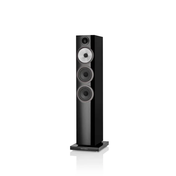 Bowers & Wilkins 704 S3 Gloss Black Perspective