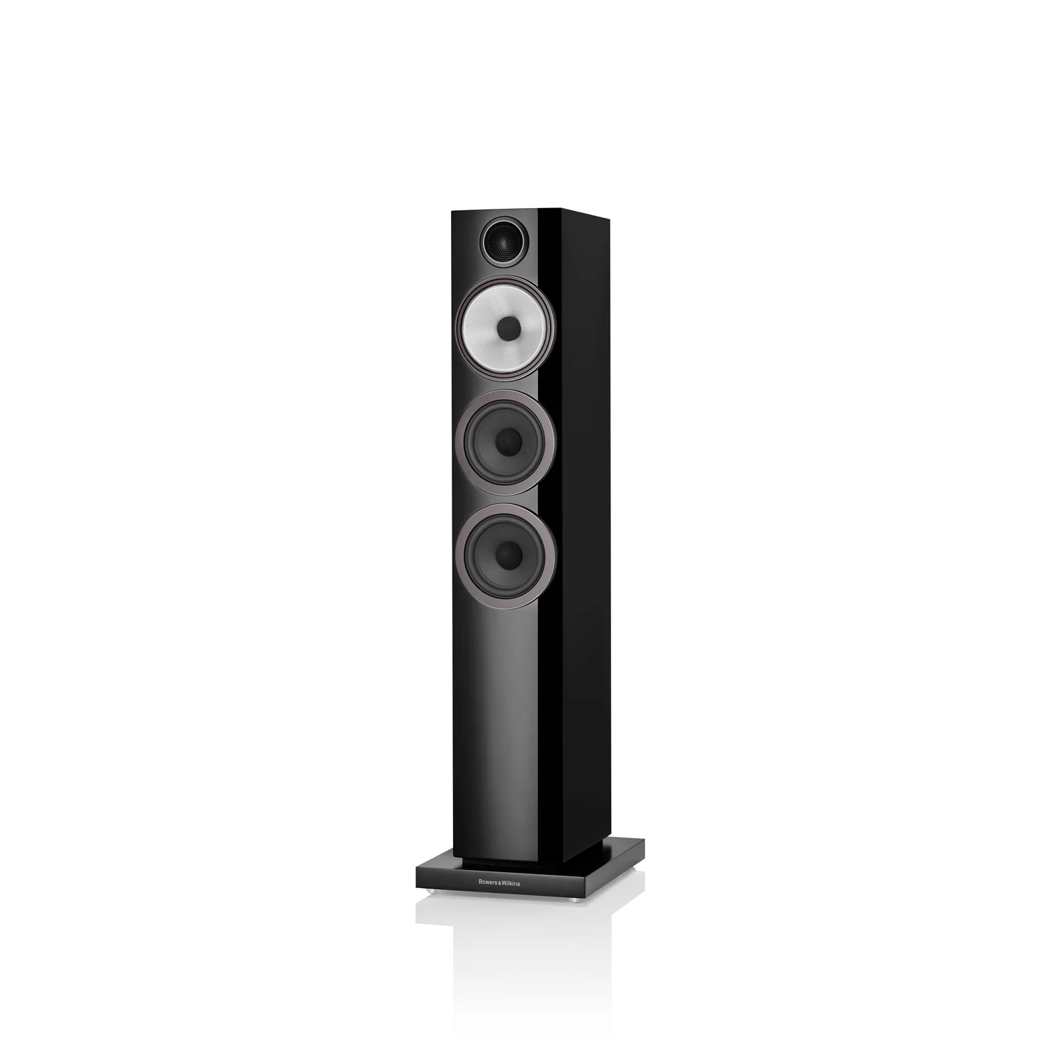 Bowers & Wilkins 704 S3 Gloss Black Perspective
