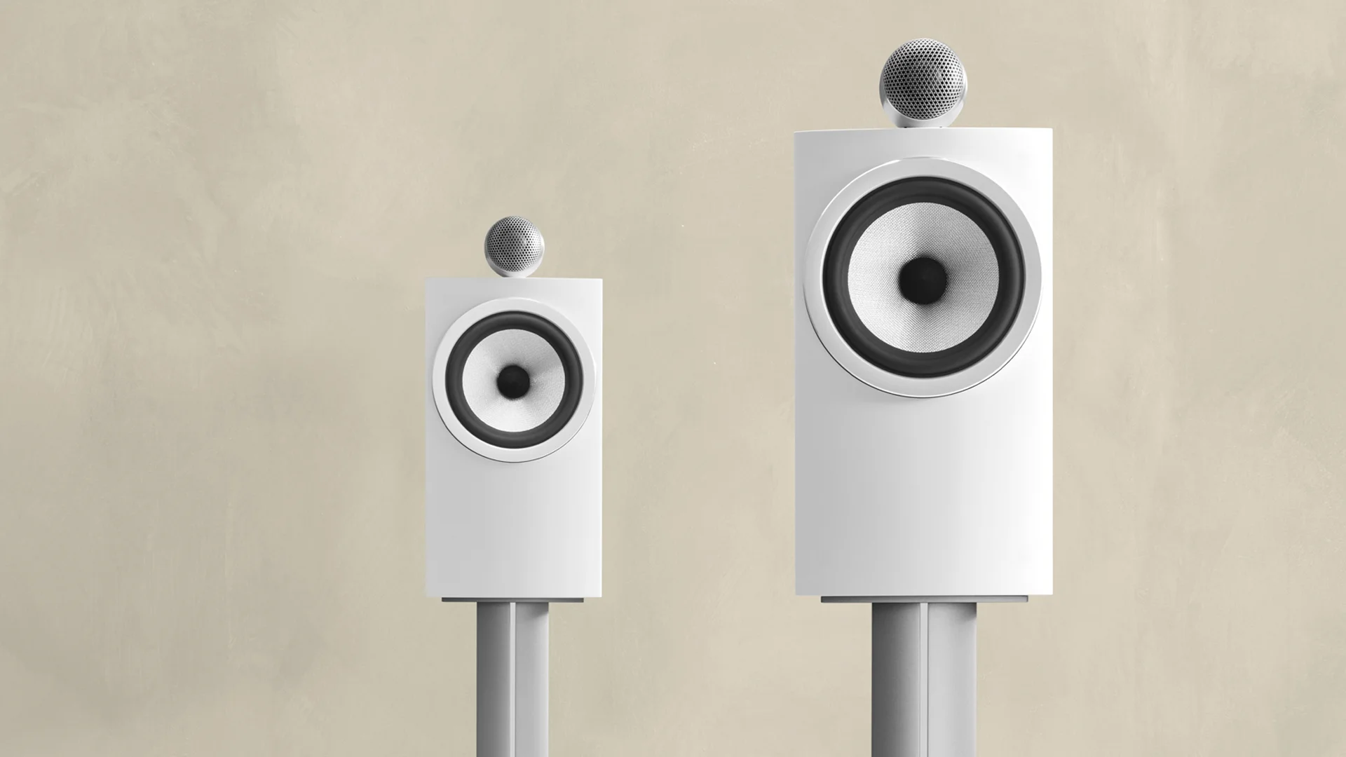 Bowers & Wilkins 705 S3 Satin White Lifestyle Banner