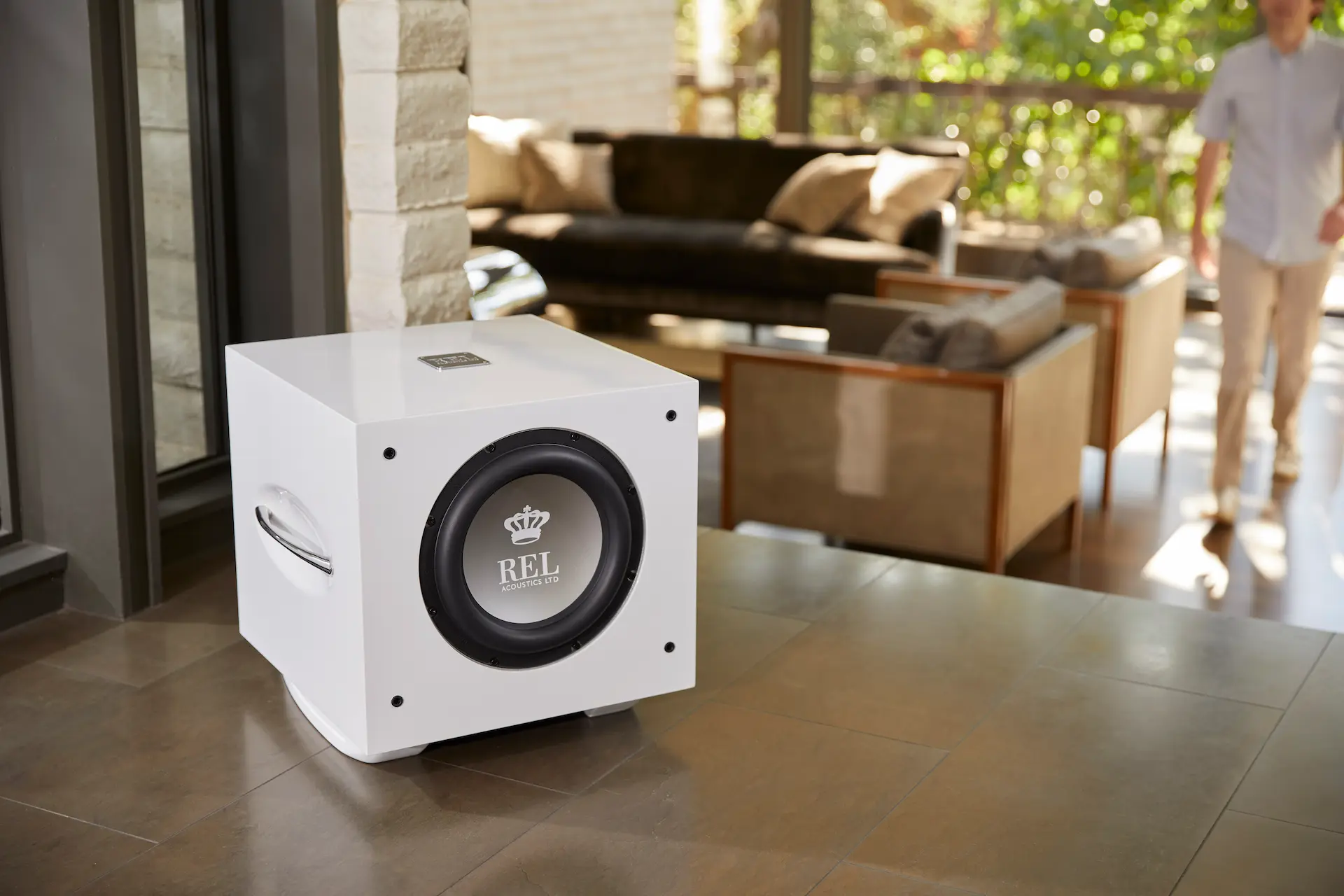 REL S/510 Subwoofer in White Gloss