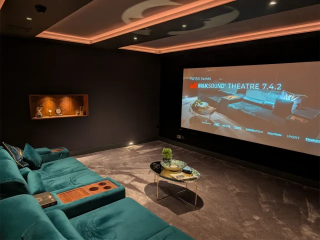 Visit to Habitech showcase of home cinema and home automation