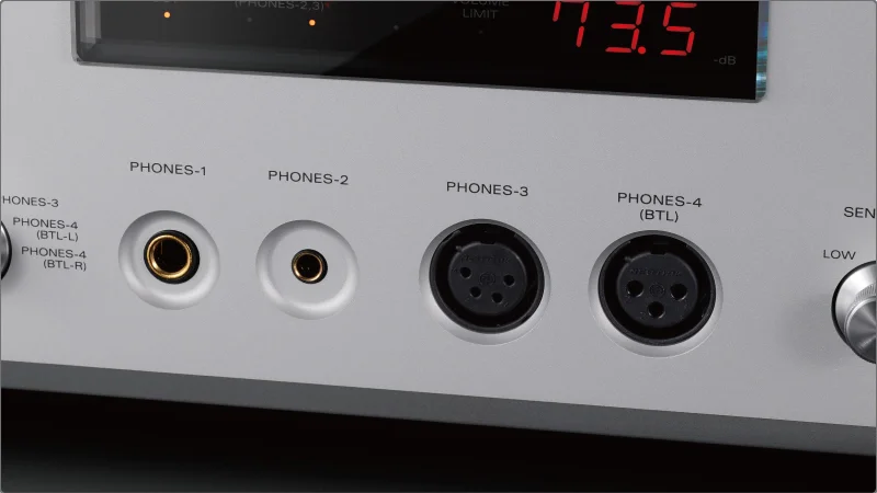 Luxman P-100 Headphone Amplifier Output Options
