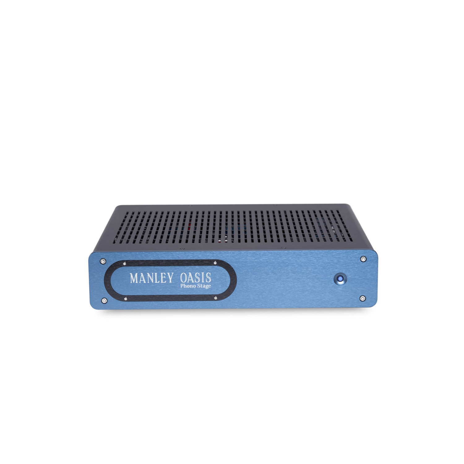 Manley OASIS Phono Stage finished in Manley Blue