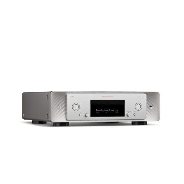 Marantz CD 50n CD Player Perspective in Silver
