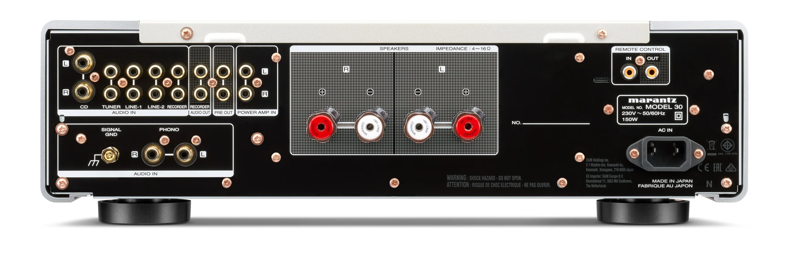 Marantz MODEL 30 Integrated Amplifier Rear Panel
