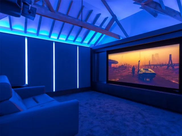 Cinema Room at The Audiobarn Essex Hertfordshire Specialists