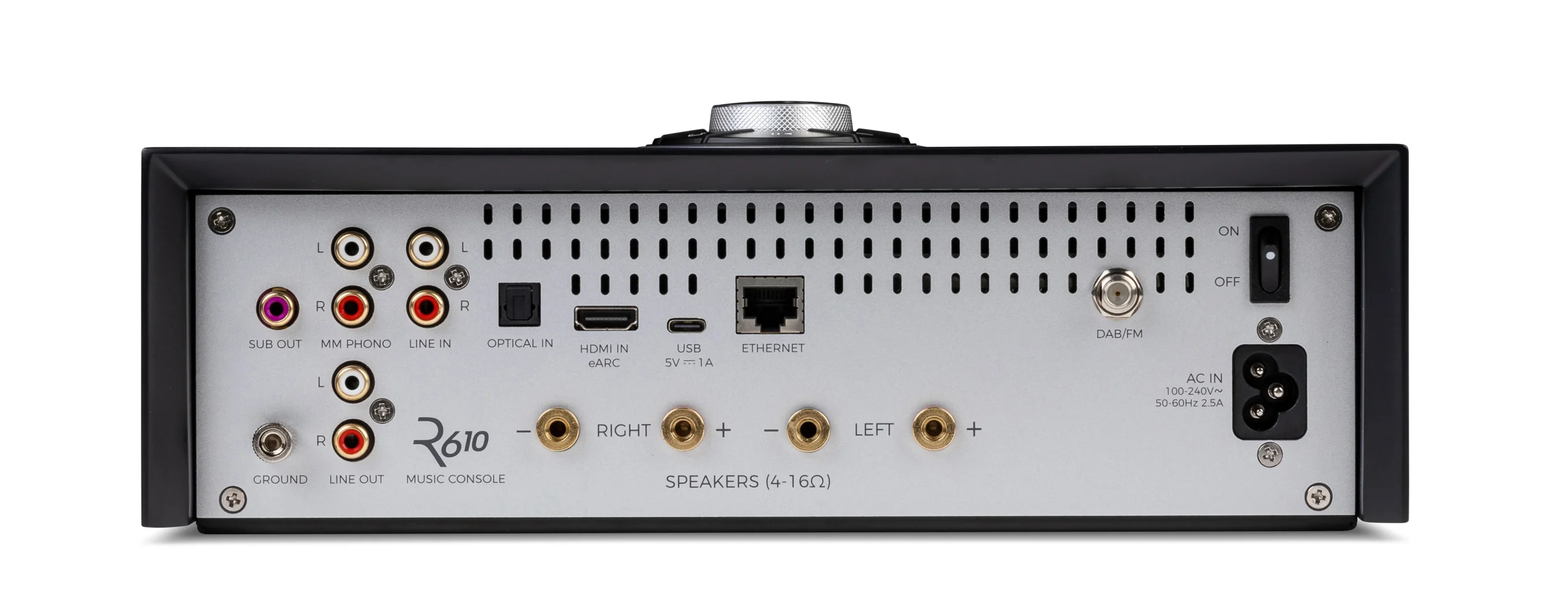 Ruark R610 Rear Panel