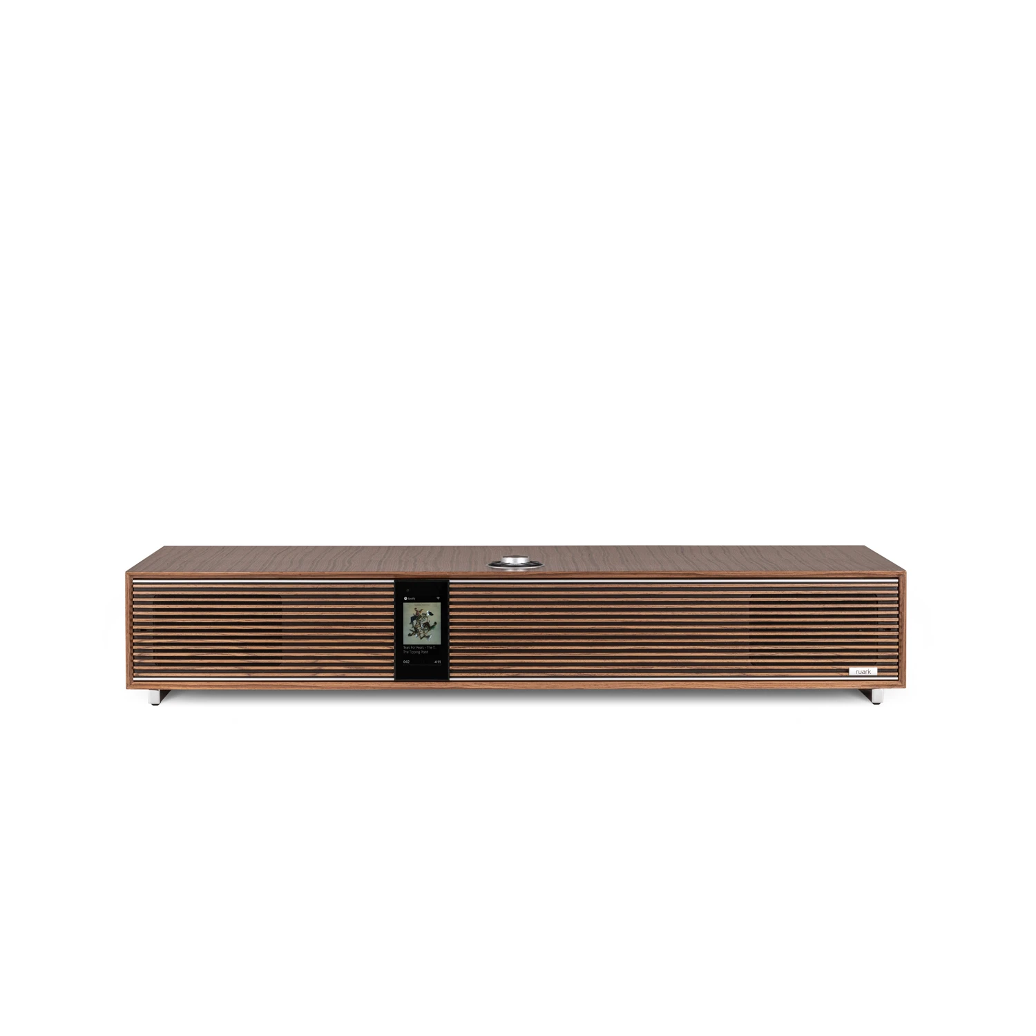 Ruark R810 Fused Walnut veneer cabinet and grille