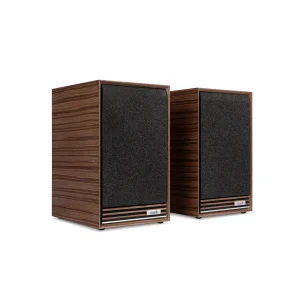 Ruark-Sabre-R-Fused-Walnut-veneer-cabinet-with-Walnut-slat-trim Grille