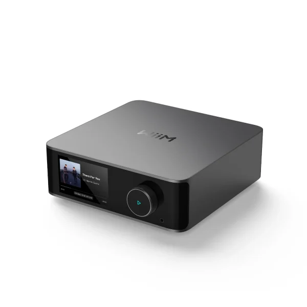 WiiM Ultra Streamer Space Grey Perspective Image
