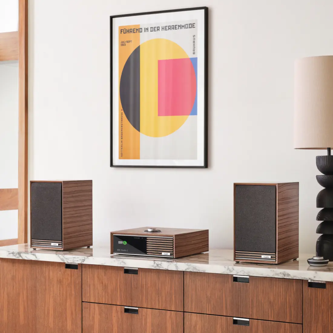 Ruark R610 and Sabre-R sideboard setup